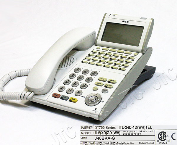 NEC ITL-24D-1D(WH)TEL 24ボタンIP多機能電話機（WH）
