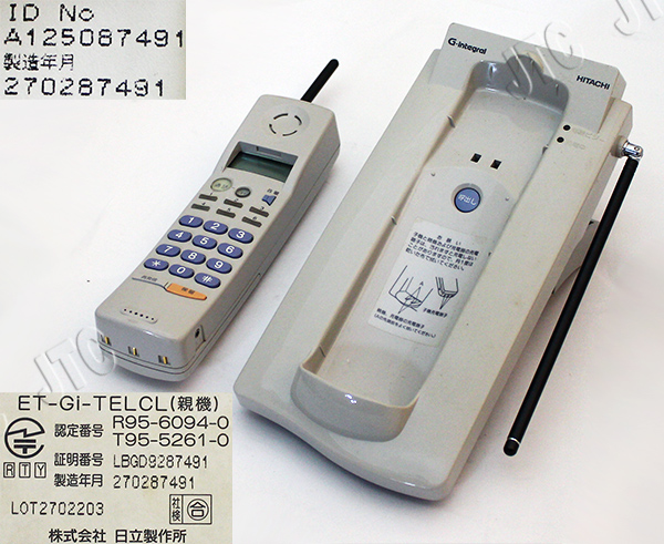 ET-Gi-TELCL 6ボタンLCD付専用コードレス