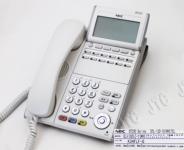 NEC DTL-12D-1D(WH)TEL  12ボタンデジタル多機能電話機（WH）