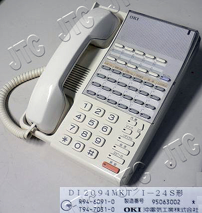 oki 沖電気 DI2094 MKT/I-24S形 24回線用標準電話機