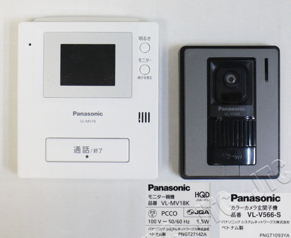 Panasonic VL-SV18K テレビドアホン （VL-V566とVL-MV18Kのセット）