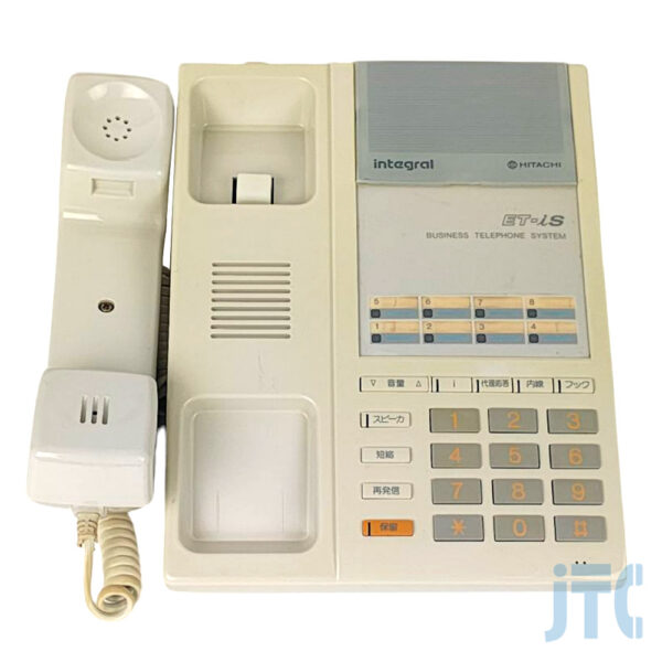 日立 ET-8iS電話機J 受話器を外した写真