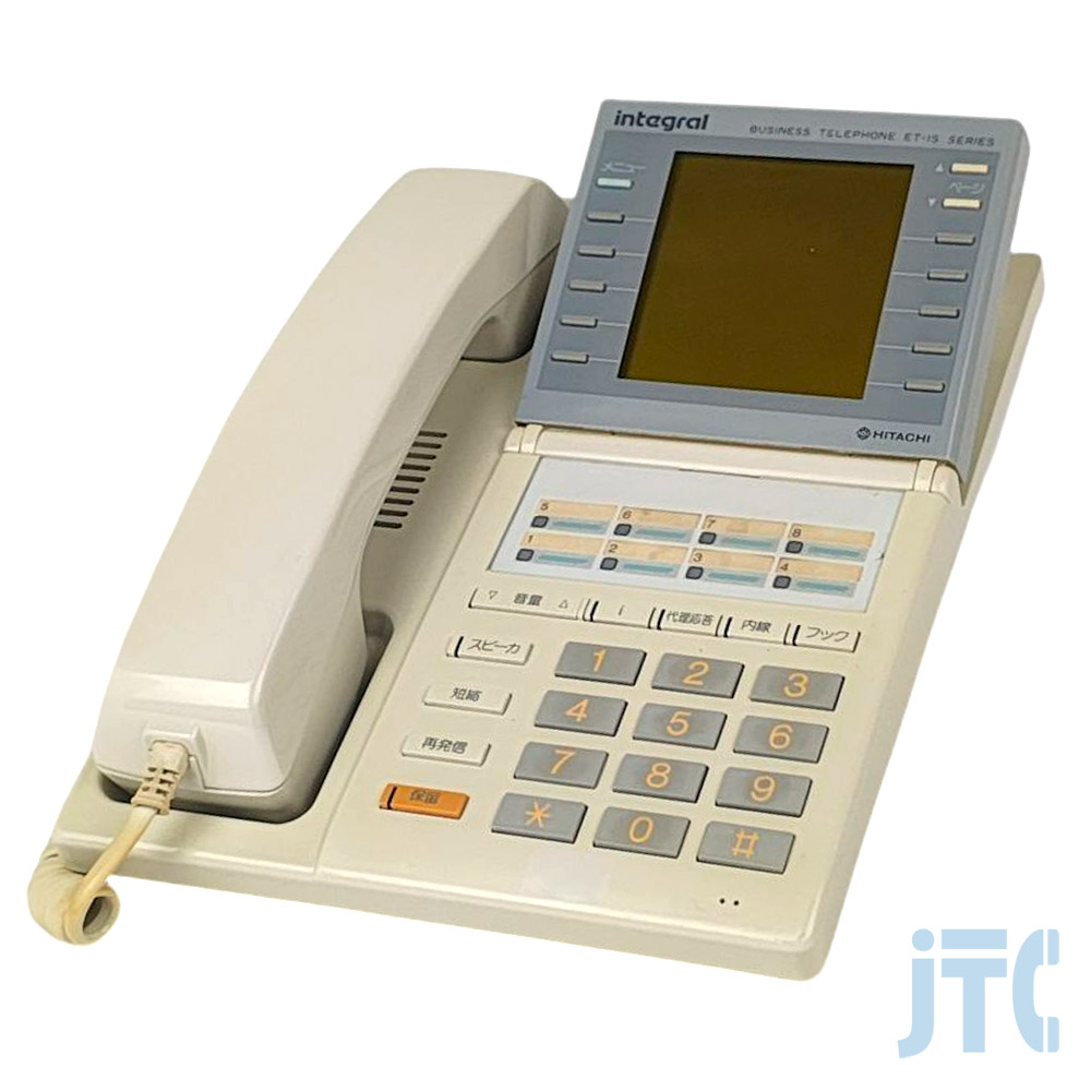 日立 ET-8iS電話機P 外線8ボタン大型LCD電話機