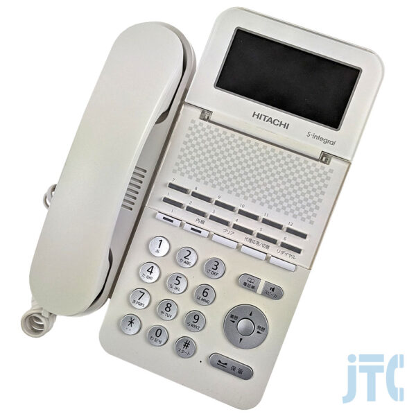 日立 ET-12Si-SDW 12ボタン標準電話機(白)