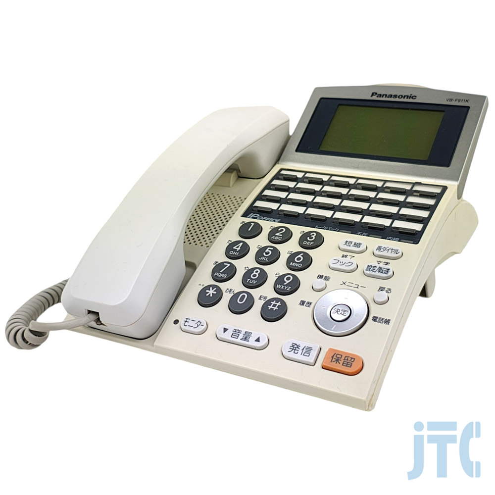 Panasonic VB-F611KA-S 24ボタン漢字表示付電話機(白)