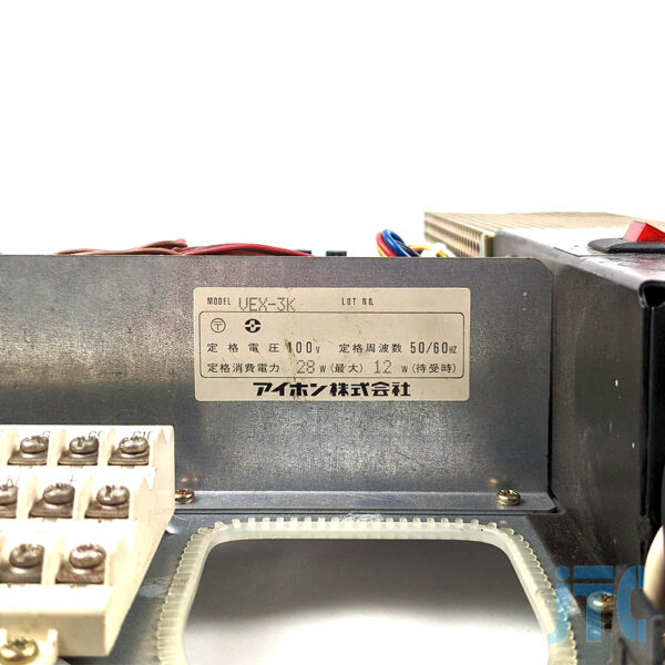 アイホン VEX-3K 品名紙の写真
