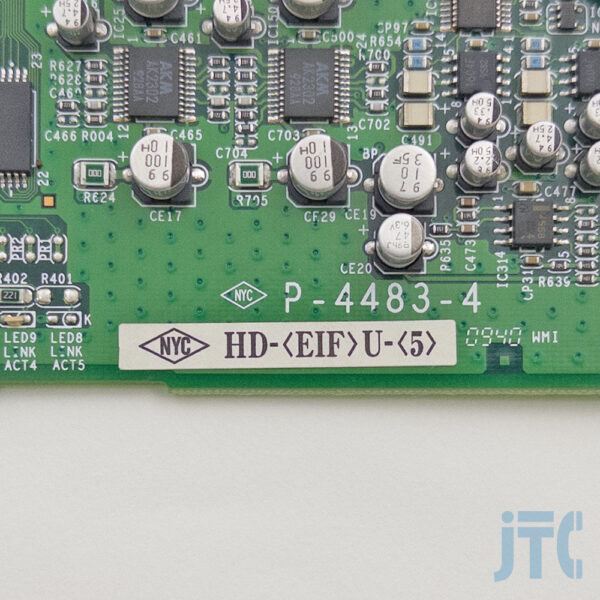 NTT HD-(EIF)U-(5) 型番プリント部分の写真