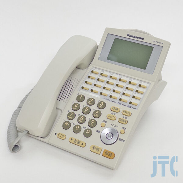 Panasonic VB-F611K-W 24ボタン漢字表示付電話機(白)