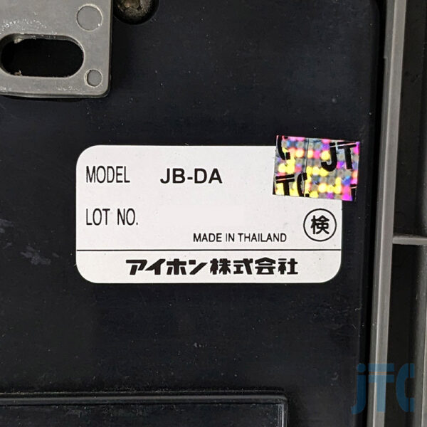 アイホン JB-DA 品名紙の写真