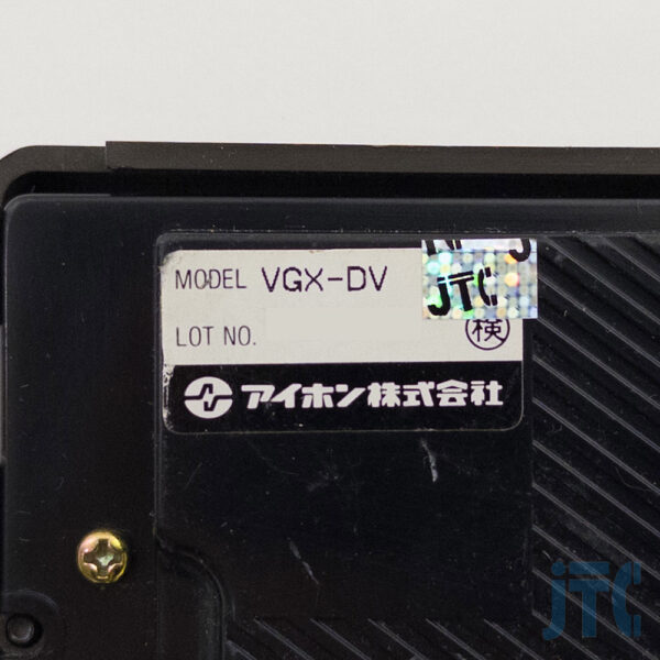 アイホン VGX-DV 品名紙の写真