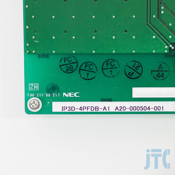 NEC IP3D-4PFDB-A1 型番プリント部分の写真