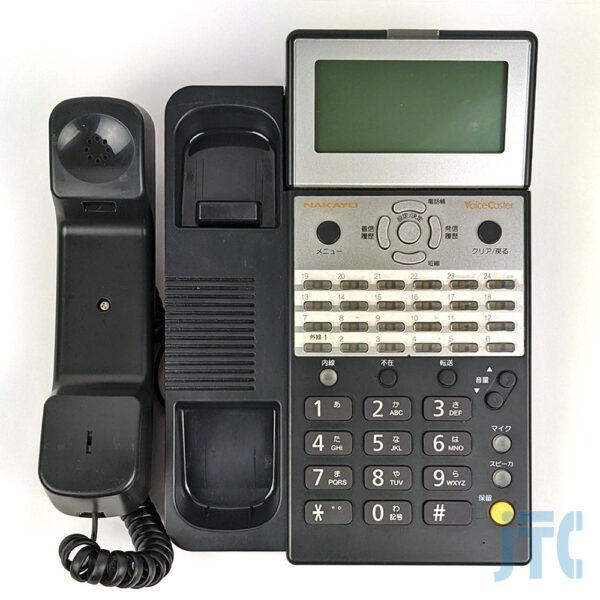 NAKAYO IP-24N-ST101A(BK) 受話器を外した写真