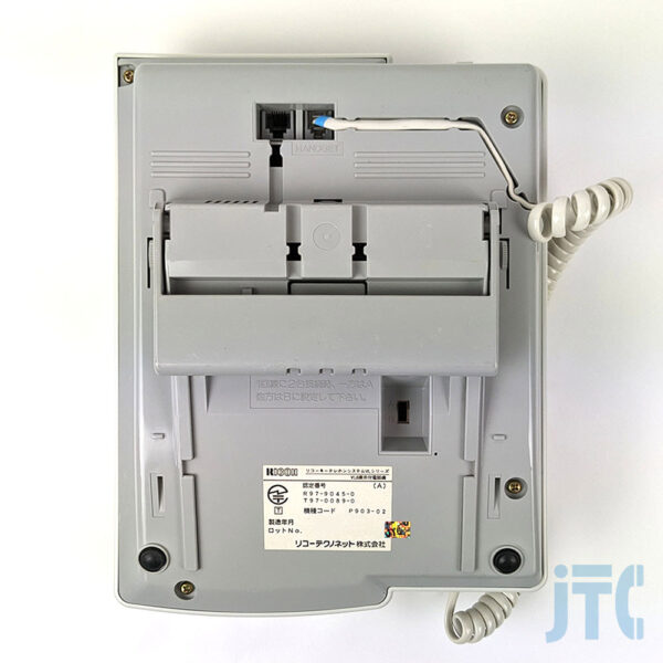 RICOH VL8表示付電話機 底面の写真