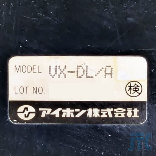 アイホン VX-DL/A 品名紙の写真