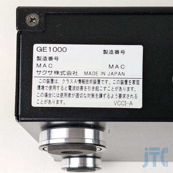 サクサ GE1000 品名紙の写真