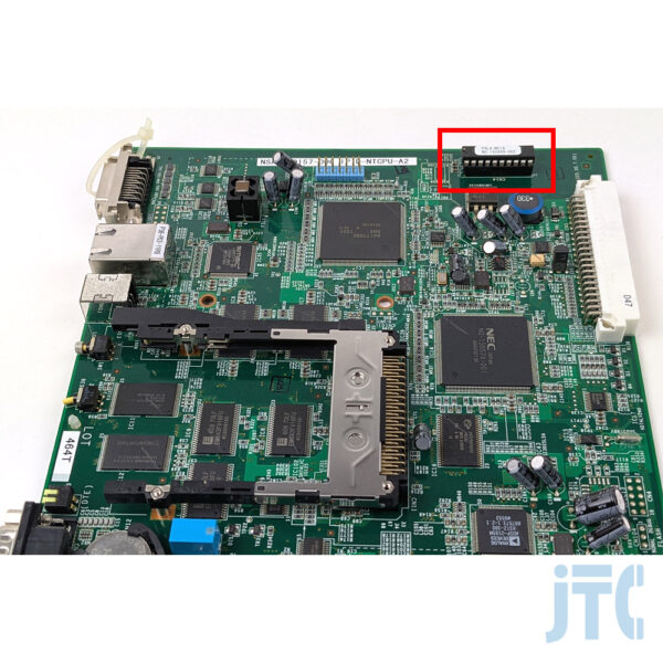 NEC IP1D-PALA-NC1A IP1D-NTCPU-A2に実装された写真