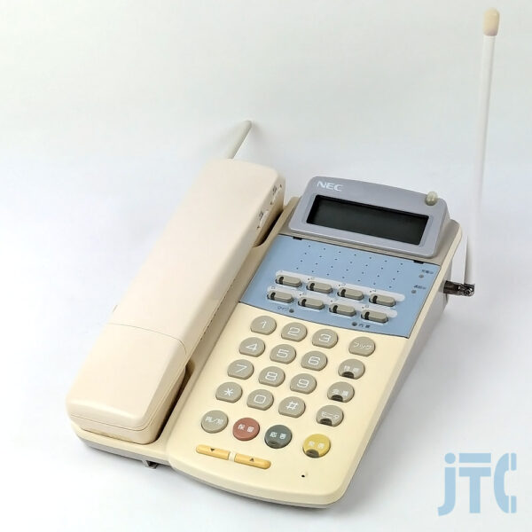 NEC ETW-8R-2D(SW) 8ボタンカールコードレス電話機