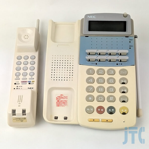 NEC ETW-8R-2D(SW) 受話器を外した写真