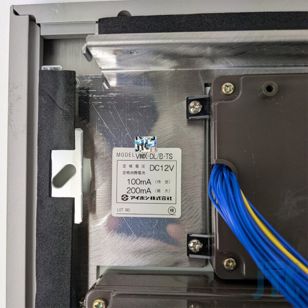 アイホン VHX-DL/B-TS 品名紙の写真