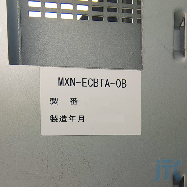 日立 MXN-ECBTA-0B 品名紙の写真