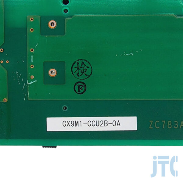 日立 CX9M1-CCU2B-0A 型番プリント部分の写真