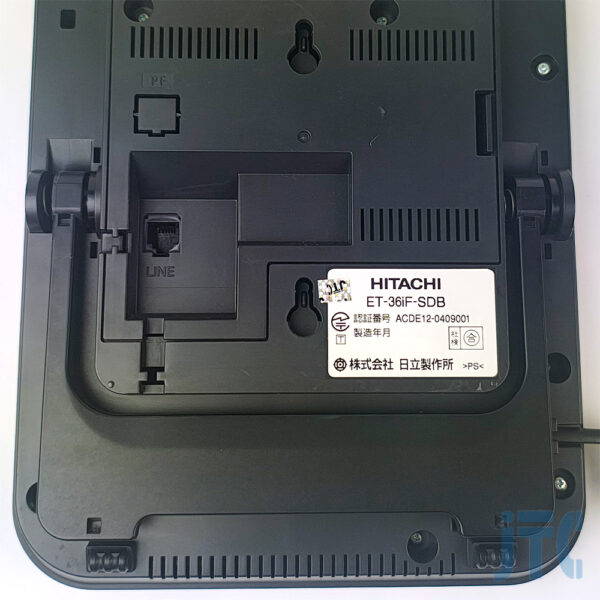 日立 ET-36iF-SDB 品名紙の写真