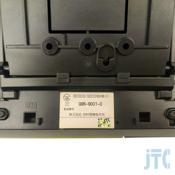 田村電機 SD300-32DS電話機(K) 品名紙の写真