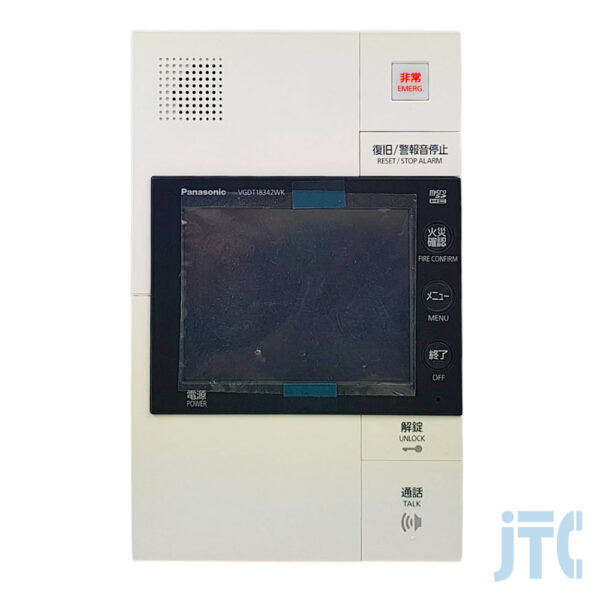 Panasonic VGDT18342WK 共同住宅用セキュリティインターホン1M型親機