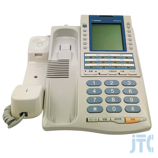 日立 ET-12Gi-TELLD 受話器を外した写真
