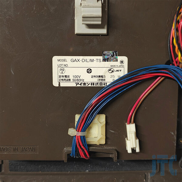 アイホン GAX-D(L)M-TS 品名紙の写真