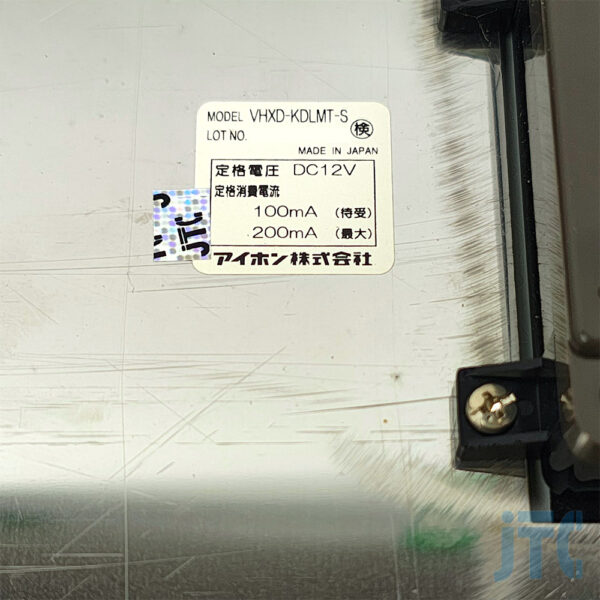 アイホン VHXD-KDLMT-S 品名紙の写真