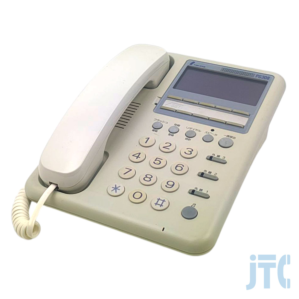 田村電機 PG308 PD電話機(白)