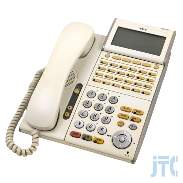 NEC DTL-24PA-1D(WH)TEL 24ボタンアナログ停電電話機(白)